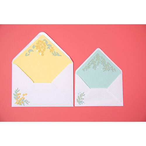Sizzix Thinlits Dies By Sharon Drury 7 pack  - Foliage Envelope Liners*