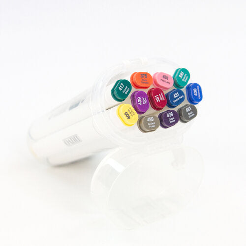 Nuvo Alcohol Markers 12 pack - Shaded Accents