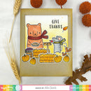 Waffle Flower Crafts Clear Stamps 4 inch X6 inch - Happy Fall