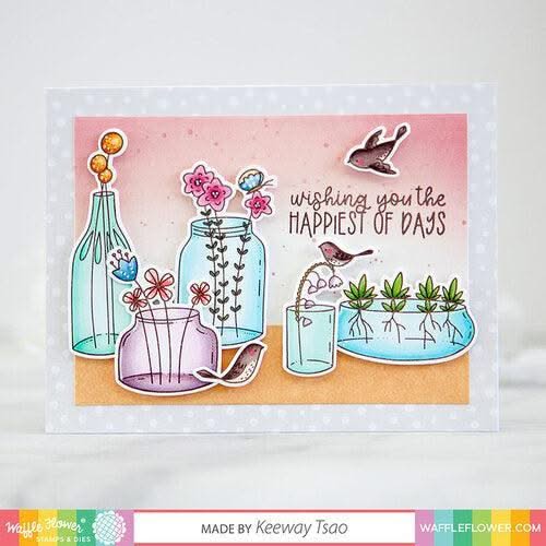 Waffle Flower Die - Jars Of Happiness*