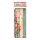 Stamperia Polyester Fabric 12"x 12" 4 pack - Rose Parfum