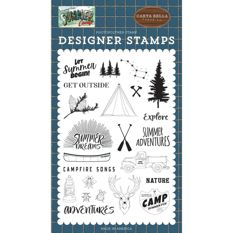 Carta Bella Stamps - Let Summer Begin, Summer Camp*