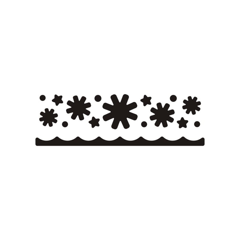 Poppy Crafts Large Border Punch - Snowflake