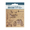 Stamperia Decorative Chips 5.5"X5.5" - Sweet Winter Coaches*
