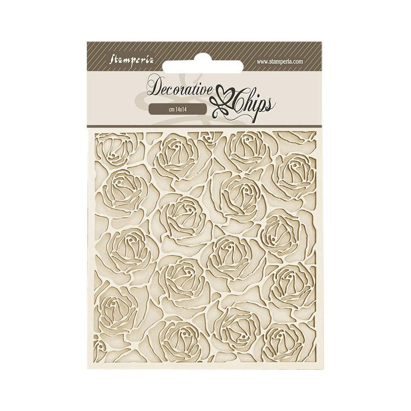 Stamperia Decorative Chips 5.5"x 5.5" - Romance Forever - Pattern