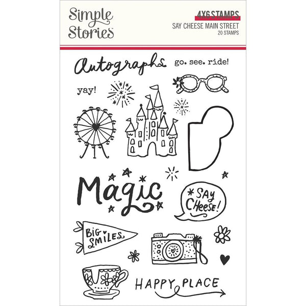 Simple Stories Say Cheese Main Street Photopolymer Clear Stamps