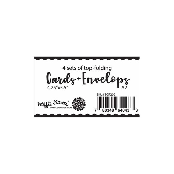 Waffle Flower Cards & Envelopes 4.25"X5.5"*
