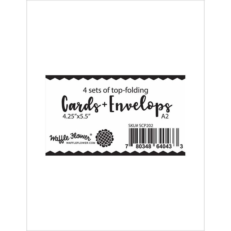 Waffle Flower Cards & Envelopes 4.25"X5.5"*