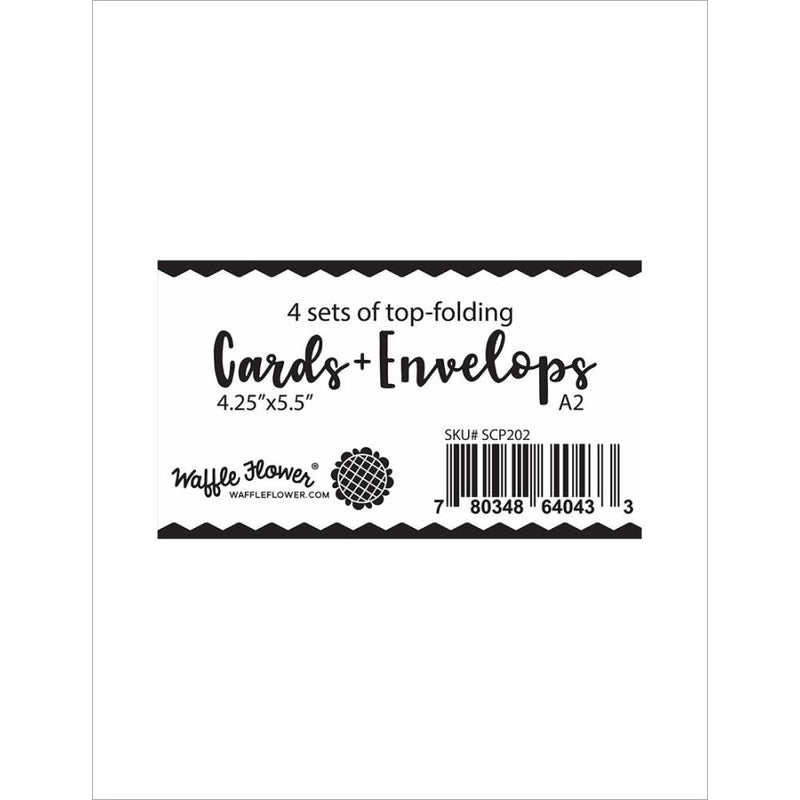 Waffle Flower Cards & Envelopes 4.25"X5.5"*