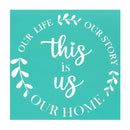 Poppy Crafts Self Adhesive Screen Printing Stencil No.6 - This is Us*