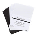 Spellbinders Glitter Foam Sheets 8.5"x 11" 10 pack - Black & White