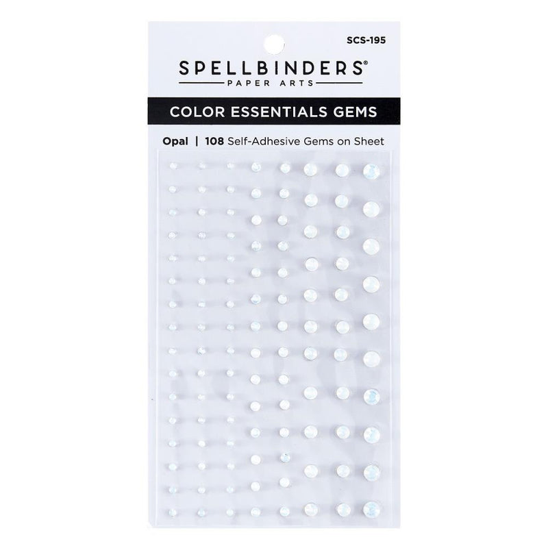 Spellbinders Colour Essentials Gems 108 pack Opal