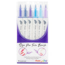 Pentel Arts Sign Pen Twin Brush 6/Pkg - Blue Hues*