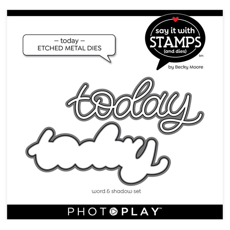 PhotoPlay Say It With Stamps Die Set - Today*