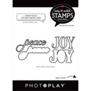 PhotoPlay Say It With Stamps Die Set - Peace/Joy