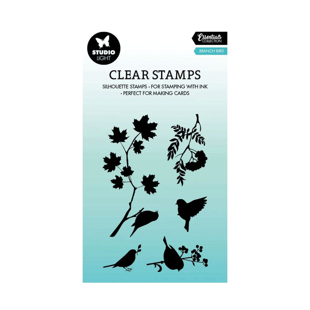 Studio Light Essentials Clear Stamp Nr. 386, Branch Bird* – CraftOnline