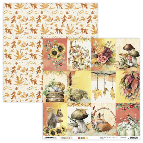 Studio Light Beauty Of Fall Double-Sided Cardstock 12"x 12" NR. 56