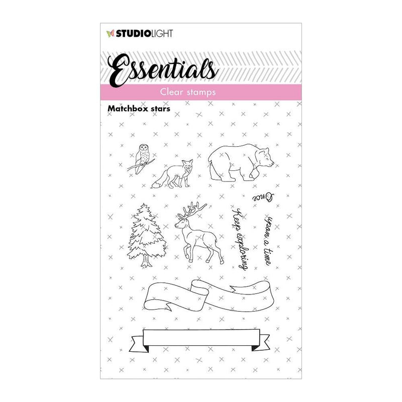 Studio Light Essentials Clear Stamps - Nr. 143, Matchbox Stars*