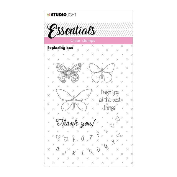 Studio Light Essentials Clear Stamps - Nr. 145, Exploding Box*