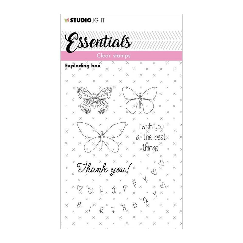 Studio Light Essentials Clear Stamps - Nr. 145, Exploding Box*