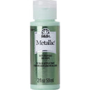 FolkArt Metallic Acrylic Paint 2oz - Green Silk*