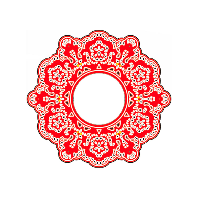 Poppy Crafts Cutting Dies - 11.7cm x 11.2cm - Decorative Doily 163