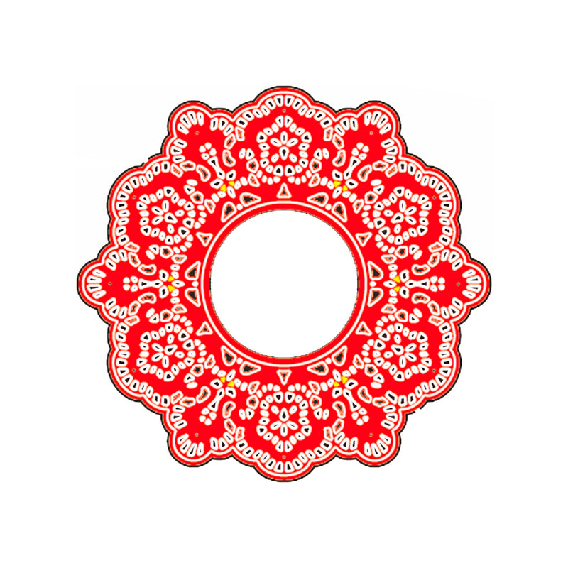 Poppy Crafts Cutting Dies - 11.7cm x 11.2cm - Decorative Doily 163