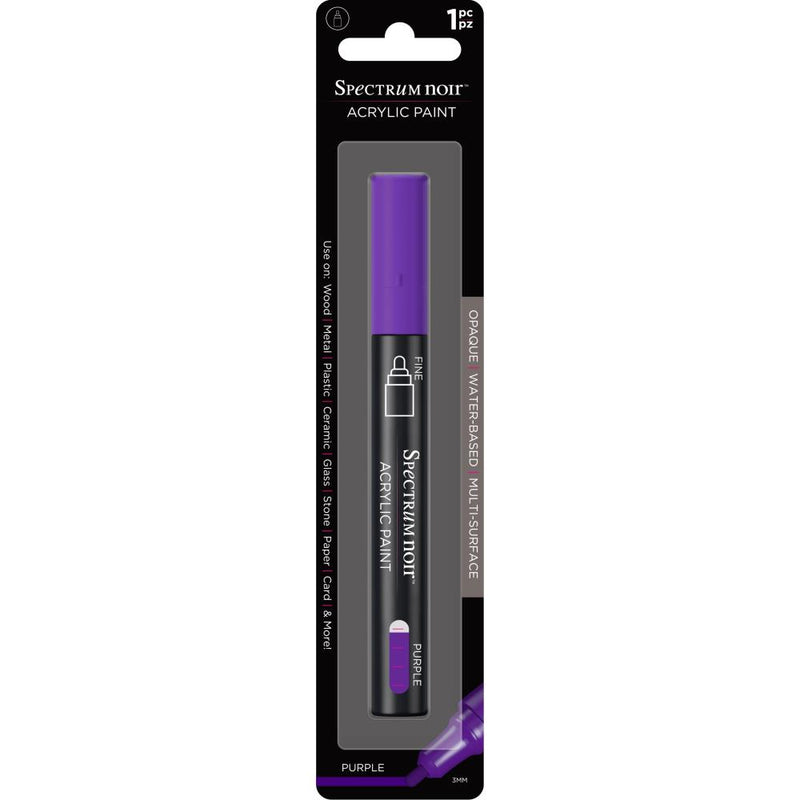 Spectrum Noir Acrylic Paint Marker 3mm - Purple
