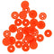 Bohin Finger Snap Fasteners 13mm (1/2") 8 Sets - Orange*