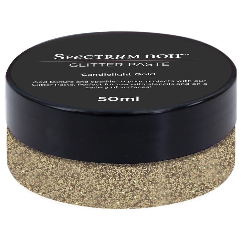 Spectrum Noir Glitter Paste 50ml - Candlelight Gold