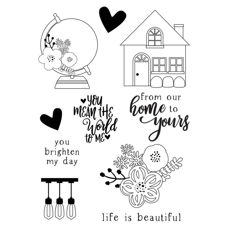 Simple Stories - So Happy Together Photopolymer Clear Stamps*