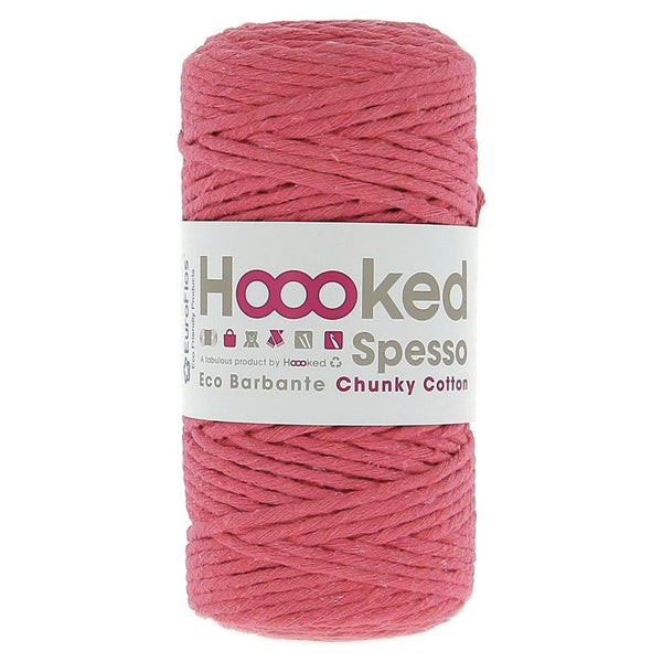Hoooked Spesso Chunky Cotton Macrame Yarn - Coral 500g*
