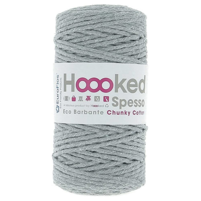 Hoooked Spesso Chunky Cotton Macrame Yarn - Gris 500g*