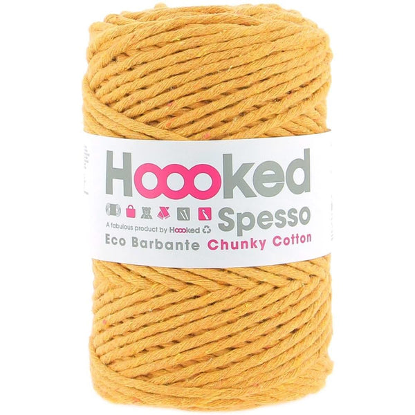 Hoooked Spesso Chunky Cotton Macrame Yarn - Curry 500g*