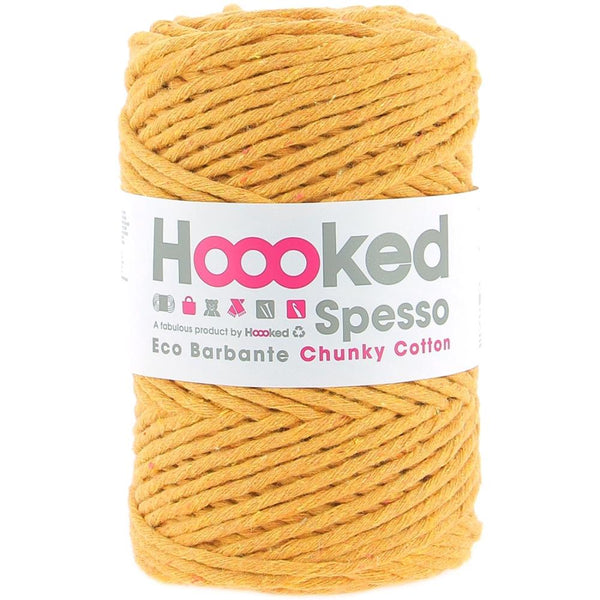 Hoooked Spesso Chunky Cotton Macrame Yarn - Curry 500g*