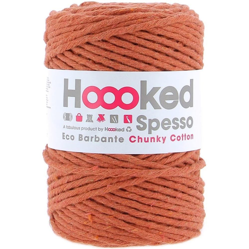 Hoooked Spesso Chunky Cotton Macrame Yarn - Brick 500g*