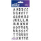 Sticko Alphabet Stickers - Black Letters Mini