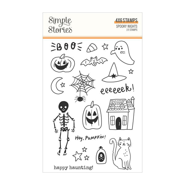 Simple Stories Photopolymer Clear Stamps - Spooky Nights*