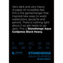 Stonehenge Aqua Coldpress 10x14 Black 300lb*