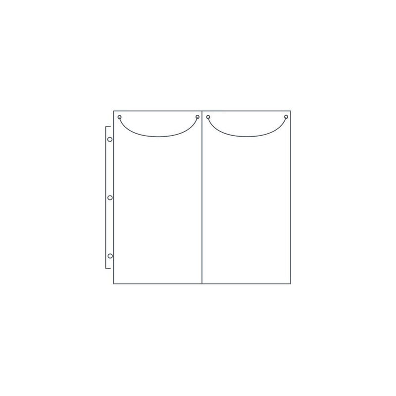 Totally Tiffany - ScrapRack Basic Storage Pages 10 pack  - Vertical Double*