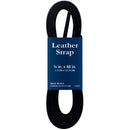 Realeather Crafts - Silver Creek Leather Strap 3/4"X48" - Black*