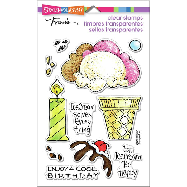 Stampendous Perfectly Clear Stamps - Pop Ice Cream*
