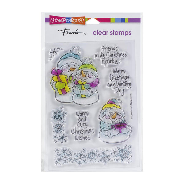 Stampendous Perfectly Clear Stamps - Snow Time Frame