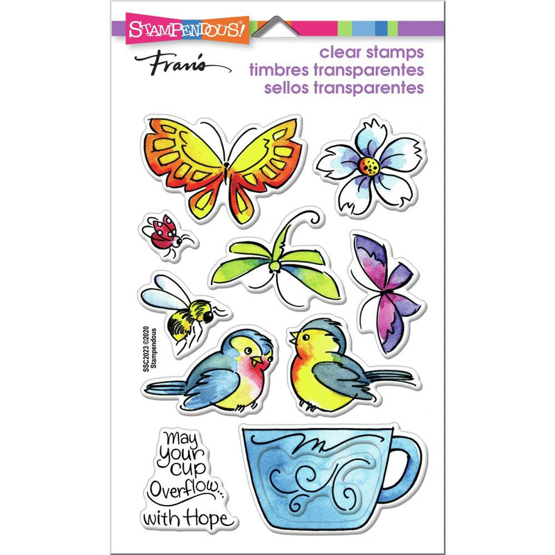 Stampendous Perfectly Clear Stamps - Winged Cup*