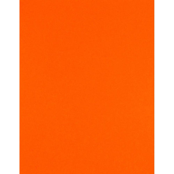 ColorPlan 100lb Cover Solid Cardstock 8.5"x 11" 10 pack - Mandarin*