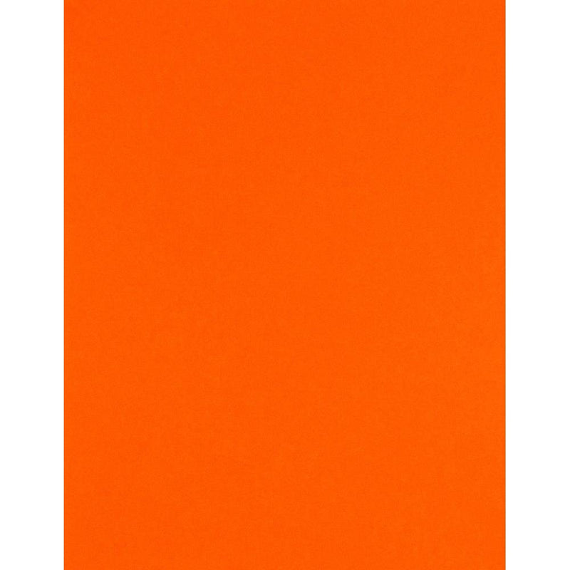 ColorPlan 100lb Cover Solid Cardstock 8.5"x 11" 10 pack - Mandarin*