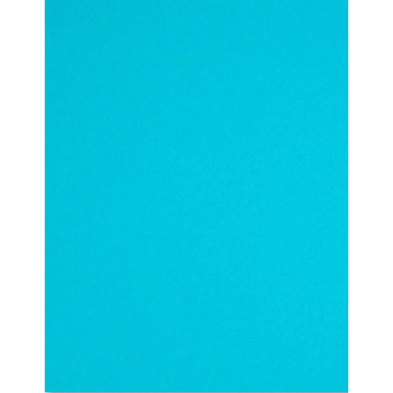 ColorPlan 100lb Cover Solid Cardstock 8.5"x 11" 10 pack - Turquoise