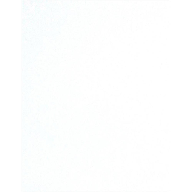 ColorPlan 100lb Cover Solid Cardstock 8.5"x 11" 10 pack  - White Frost