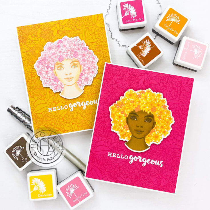 Hero Arts Colour Layering Clear Stamps 6"x 8" - Flower Power*