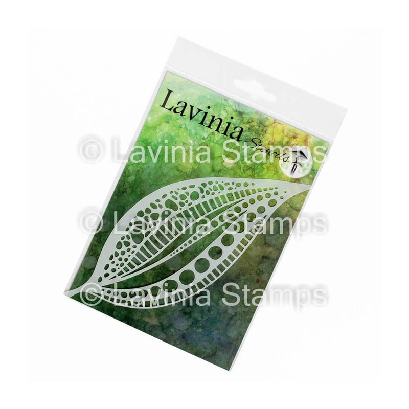 Lavinia Stencil - Tall Leaf Mask 17 x 7cm